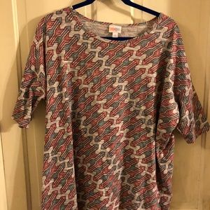 Lularoe Irma Arrow print Large